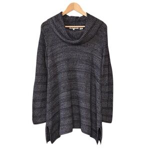 EUC Eight Eight Eight Charcoal Cowl Neck Sweater